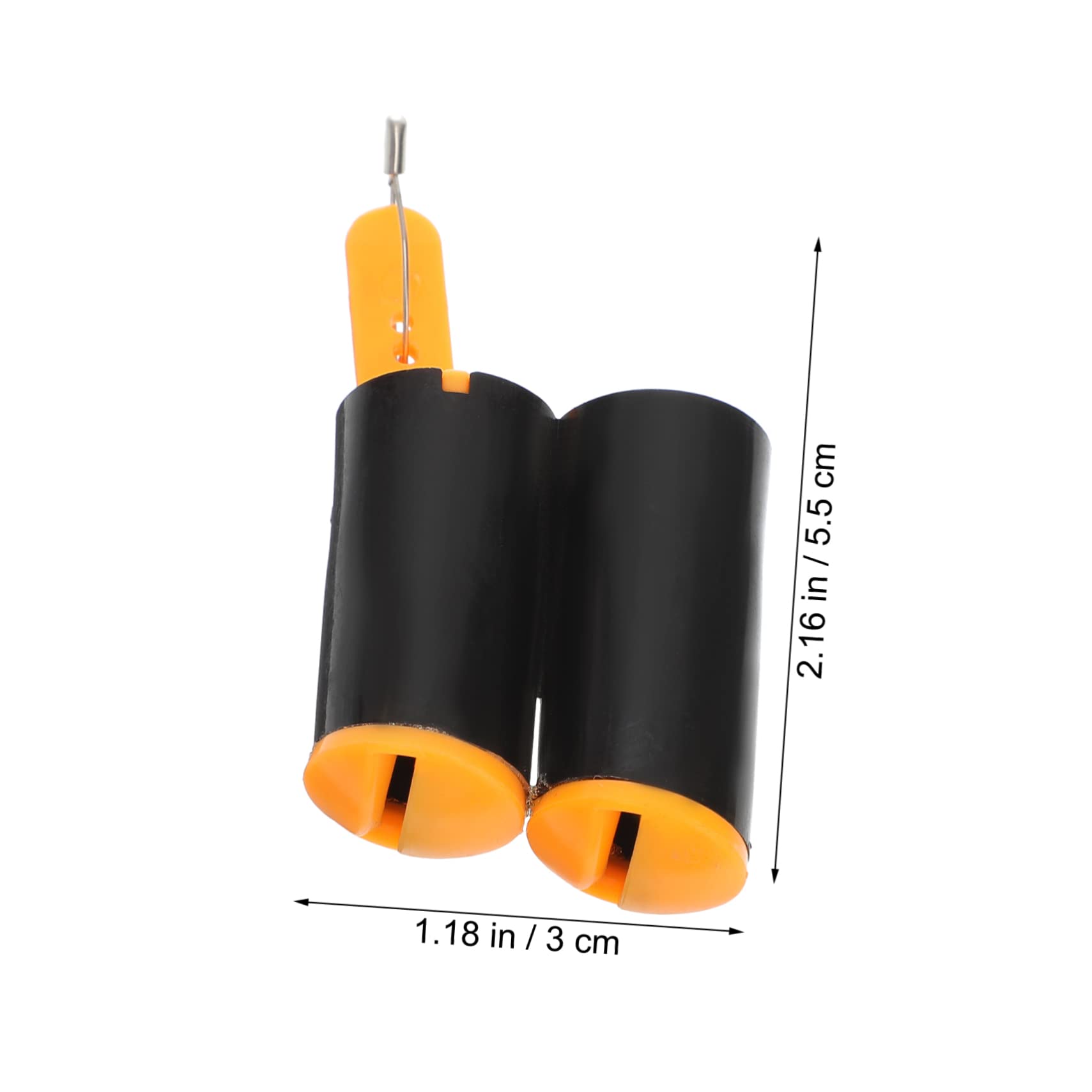 FUNOMOCYA 2Pcs Small Pigeon Whistles Lightweight Portable Training Accessories for Pigeon Training Loud Sound Color Present for Bird Owners