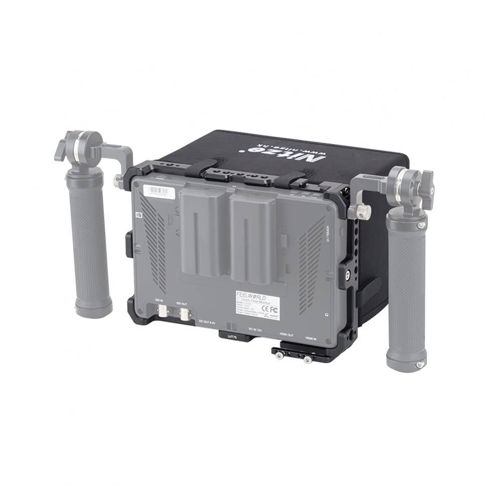 Amazon.com : Nitze 7inch Monitor Cage Rig w Sunhood n Cable