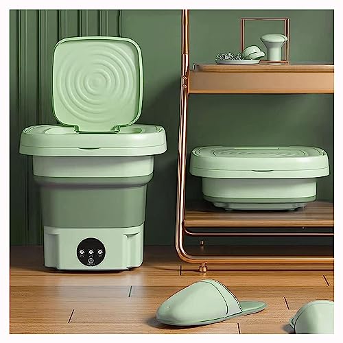 8Lコンパクト折りたたみ洗濯機, 洗濯機小型ミニ, 3つのモードで徹底洗浄,2分脱水・10/15分洗濯 格納式ドレン ポータブル 小型 簡易 洗濯機 洗濯機 小さいサイズ 下着・ベビー服・タオル・洗えるマスク洗濯 自宅・事務室・旅行 一人暮らし 収納,Gr