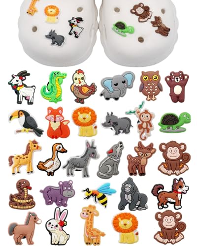 TPZORJX 28PCS Adornos para Zapatos, crocs charms,pins para crocs, Adornos para Zapatos de sandalias de zueco para Mujeres Niños, decoración de zapatos para Regalos de Niños Fiesta Cumpleaños