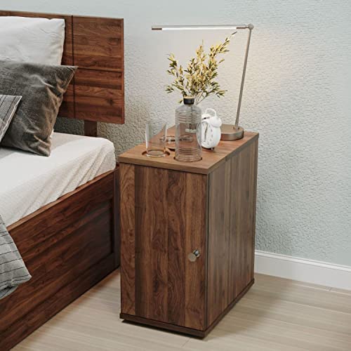 Traditional Indian Furniture Pieces 42 Wakefit Bedside Table| Engineered Wood Side Table with Storage wi...