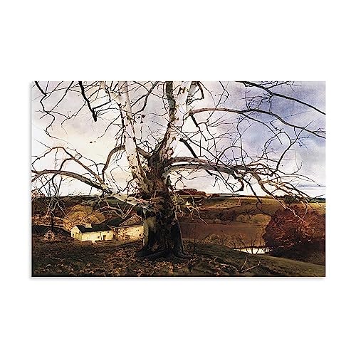 Toile Paysage de Pennsylvanie Andrew Wyeth pour créer une ambiance nature au salon