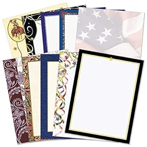 Border Paper Variety Packs, 10 Desi...