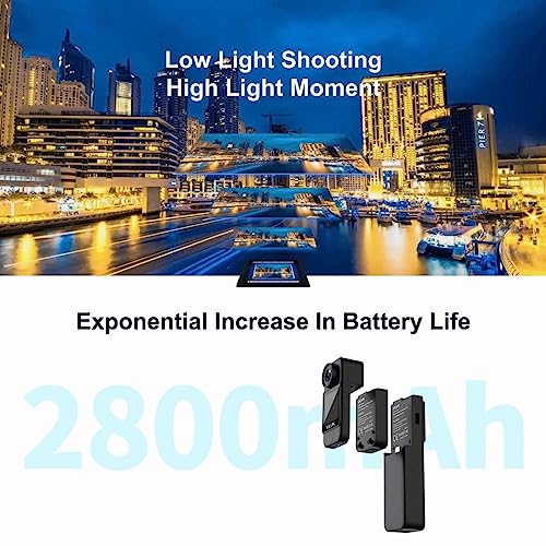 Image of (Refurbished) SJCAM C300 Action Camera with Handheld Grip | 4K30fps /20MP | 6axis gyro | Backup Upto 6 Hours | 1.33a€ Dual Touch Screen | 2.4G /5G Wi-Fi /Super night vision / /30M waterproof | Live steaming /Vlog | Black