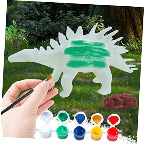 ADOCARN 64 Unidades Animais Pintados Faça Você Mesmo Kit Modelo Terno Infantil Crianças Diy Artes Ar