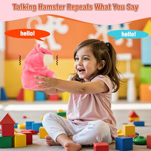 Image of Kids Toys Talking Hamster Repeats What You Say Toddler Toys for Kids,