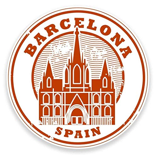 Barcelona Catalunya Spain Round Metal 0.75" Lapel Pin Hat Shirt Pin Tie Tack Pinback2