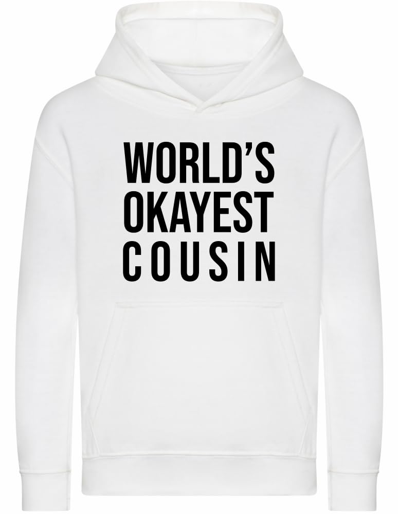 Sweat à capuche World's Okayest Cousin affichez votre complicité familiale - 2