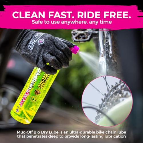Image of Muc-Off Bio Drivetrain Cleaner | Effective Biodegradable Bicycle Chain Cleaner and Degreaser Spray | Suitable for All Types of Bike