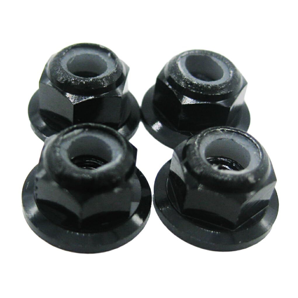 wueiooskj 4X Tuerca de Bloqueo de Rueda Premium para 1/10 WLtoys K949 Estilo y Mano de Obra Exquisita para Coche RC, Negro