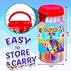 Goody King Arts and Crafts Supplies for Kids - Craft Art Supply Jar Kit for Student Age 4 5 6 7 8 9 10 Year Old Crafting Activity - Collage Arts Set for Toddlers Preschool DIY Classroom Home Project #4