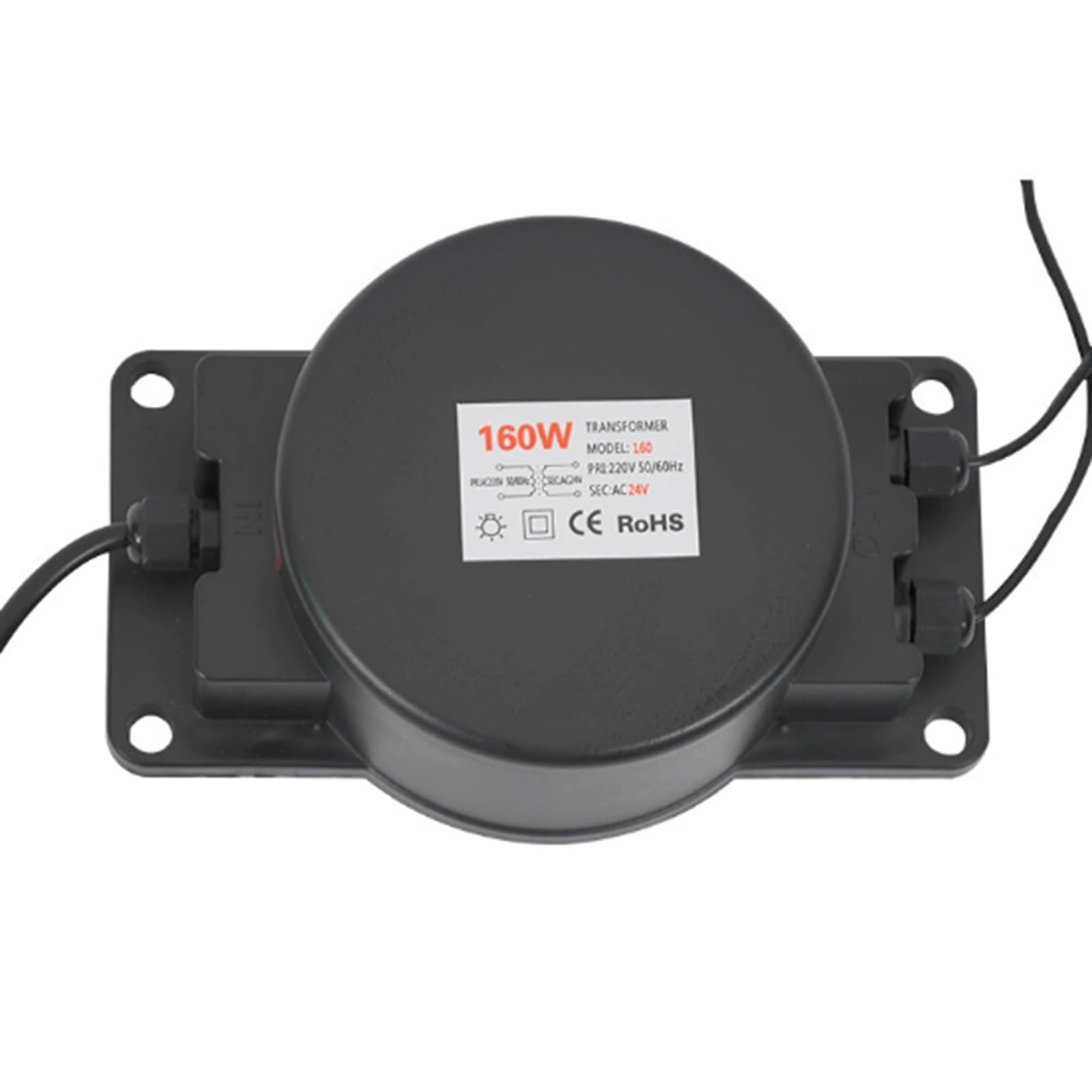 BDSHL Transformateur Torique Transformateur sous-Marin IP68 Étanche Bassin Fontaine Piscine Conversion AC220V AC12V/24V Transformateur (Color : 220v-AC12v, Size : 120w)