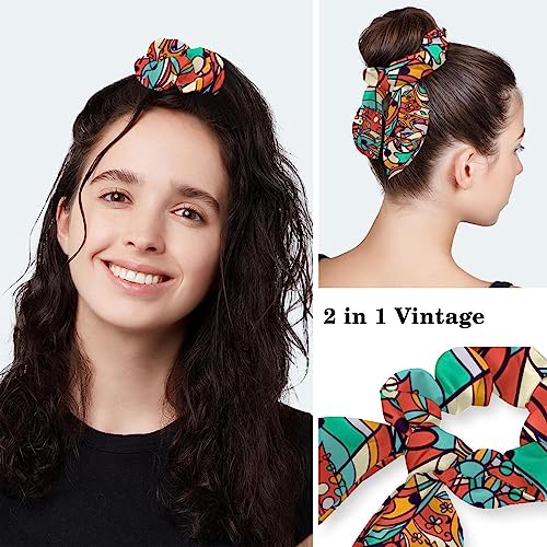Muooum Notes Musical Instruments Music Surgical Cap With Buttons/Bow Hair Scrunchy For Long Hair #TOP4