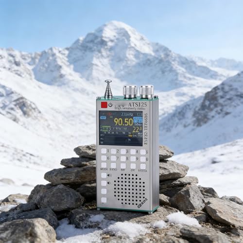 Radio portátil FM ciciglow con Bluetooth y pantalla táctil miniatura 4