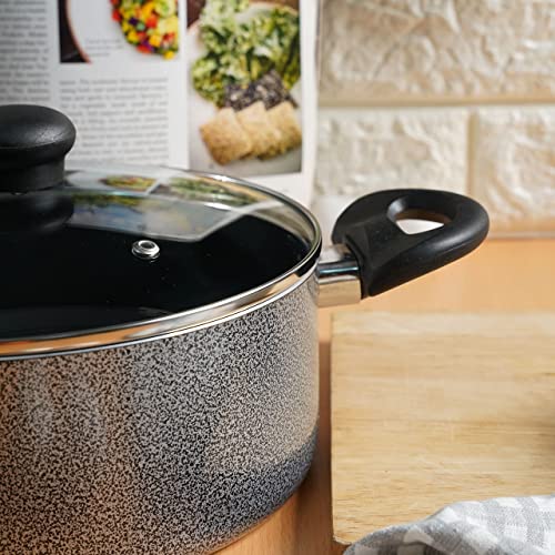 Kreme Deluxe 3mm Nonstick Induction Bottom Cook and Serve Biriyani Casserole/Pot 255mm 4.5 LTR - Image 4