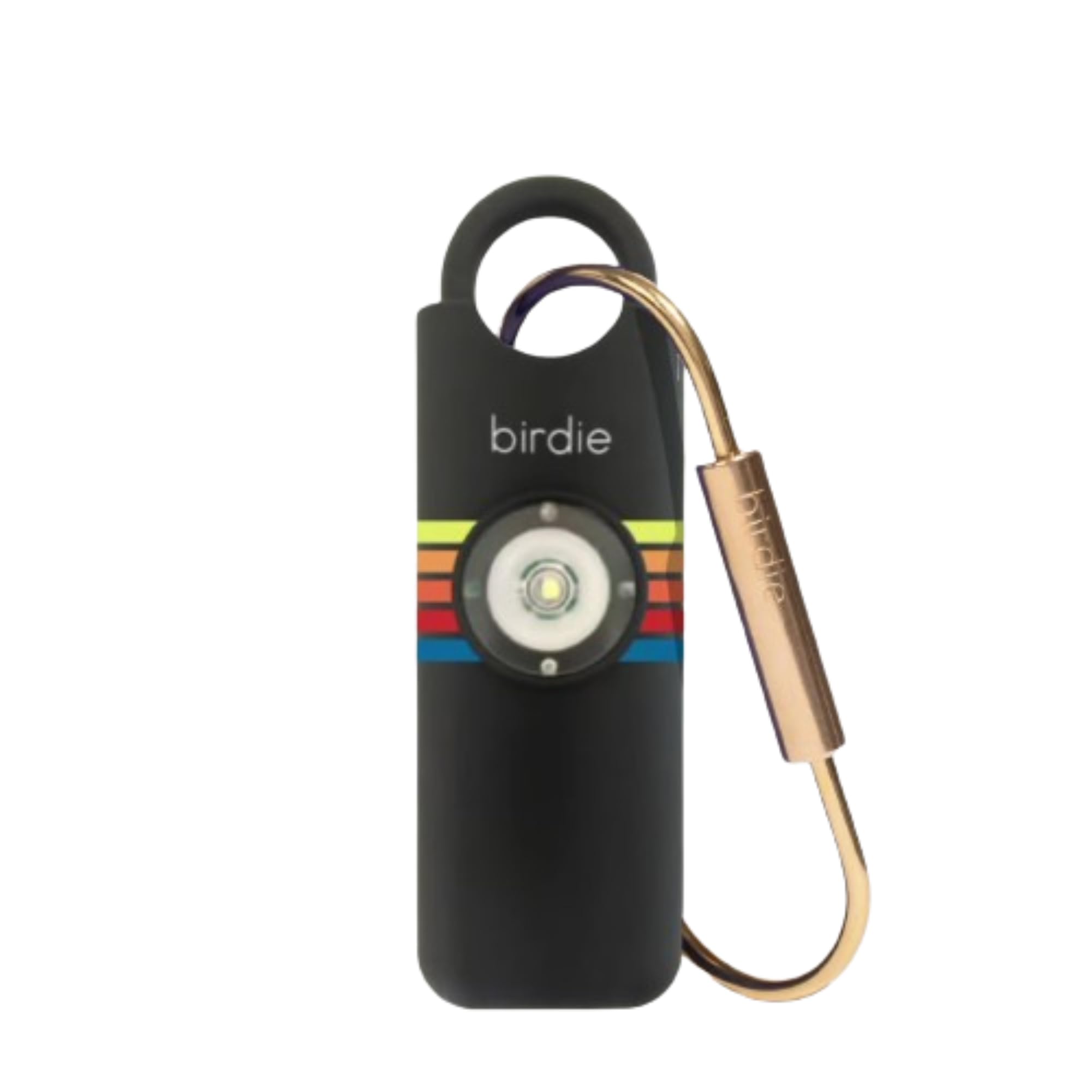 She's Birdie : The Original Women's Personal Safety Alarm Made by Women, Loud Siren, Strobe Light and Keychain in a Variety of Colors (Rainbow Wrap)