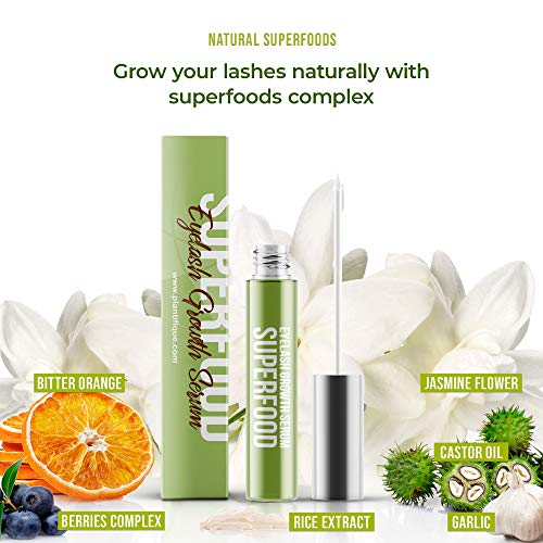 4ml Superfood Eyelash Growth Serum - Hypoallergenic & Dermatologist Tested Eyelash Serum
