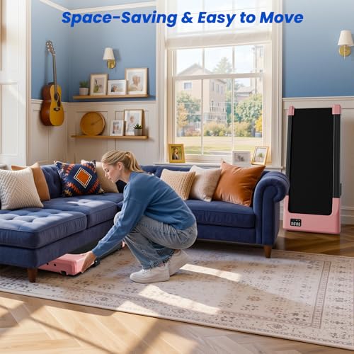 DeerRun Under-Desk Walking Pad with 6% Manual Incline & App Control — view 8