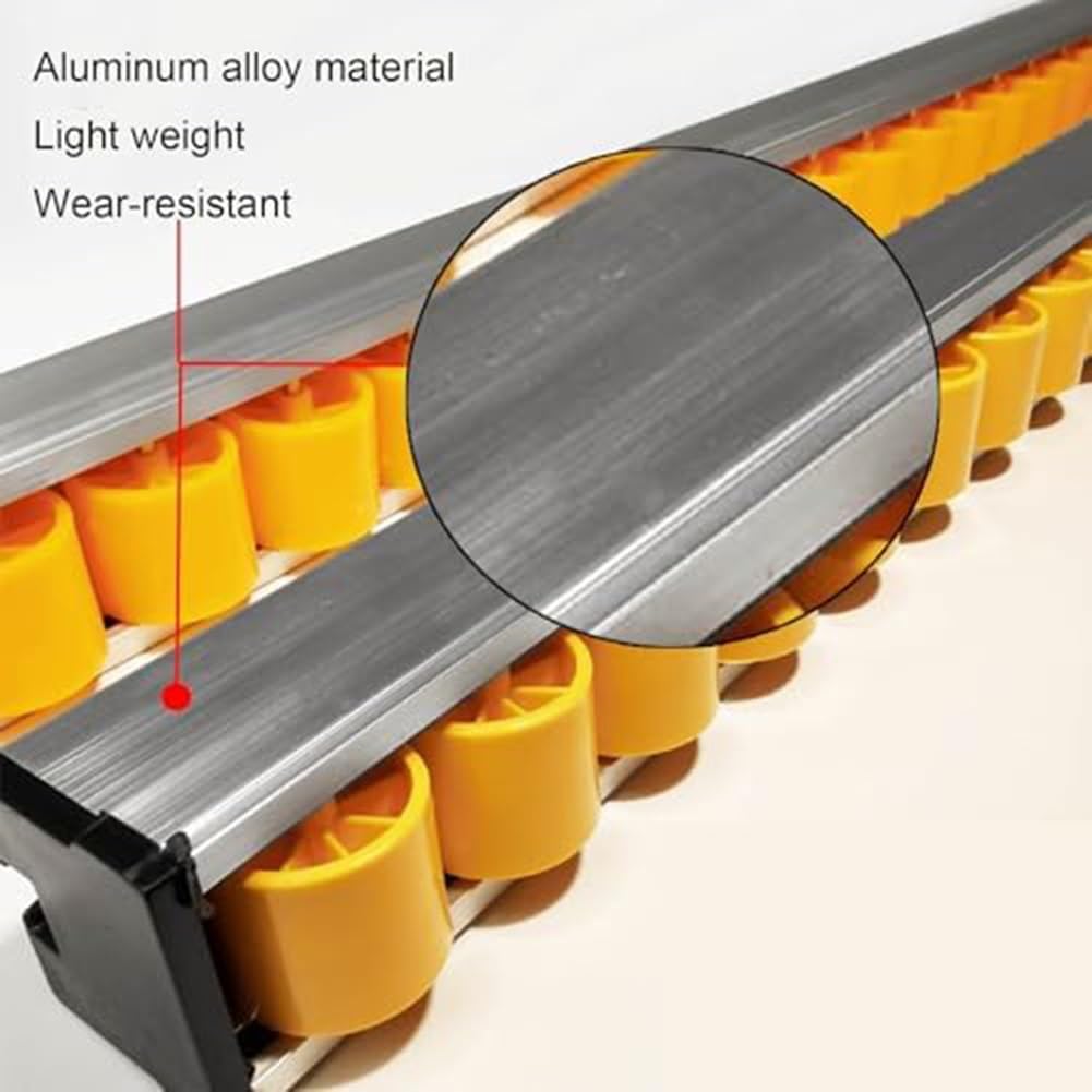 Sistema di supporto per trasporto di carichi su pallet e banchi da lavoro pesanti (35 x 29 mm) per trasporto di materiali da 1,5 m, grigio scuro