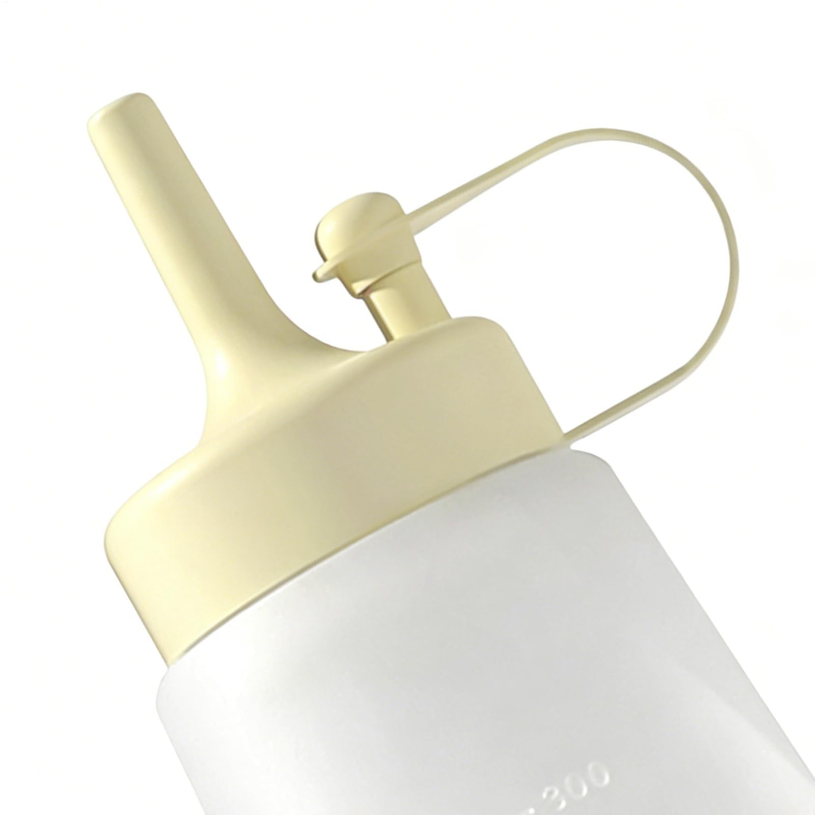 Dispensador de salsas, botella de almacenamiento de alimentos de 300 ml con cierre seguro y punta de vertido controlada, herramienta de cocina recargable para cocinar, catering, servicio de picnic