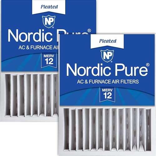 Nordic Pure 16x20x5 Honeywell/Lennox Replacement MERV 12 Air Filter 2 Pack