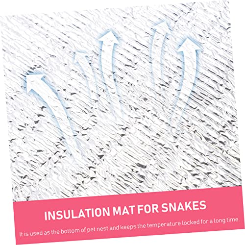 Kisangel 4pads calefactores reflectantes para reptiles miniatura 4