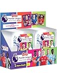 Topps Autocollants Premier League 2026 – Boîte complète – Contient 100 paquets d'autocollants (6 autocollants par paquet).
