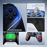 GameSir Super Nova Multiplatform Game Controller – 2.4G Wireless for PC/Switch/iOS/Android – Hall Effect Joystick & Triggers, Magnetic Faceplate, RGB Lighning,Charging Dock (Whipped Pink) - Image 8