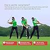 Hairchens Retractable Golf Swing Training Aid, Rhythm Click Sound Warm-up Golf Swing Trainer, Golf Grip Trainer, Golf Training aid Indoor and Outdoor Golf Equipment for Beginners and Professionals