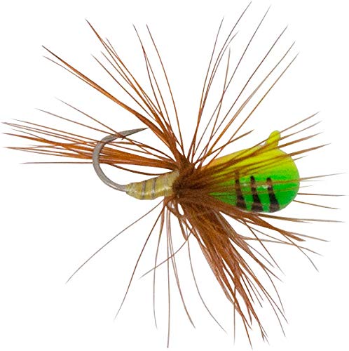 Uv Glow Tungsten Ice Fishing Jigs 5-Pack Crappie Perch Bluegill Panfish Jig 5Mm (Firefly) #TOP1