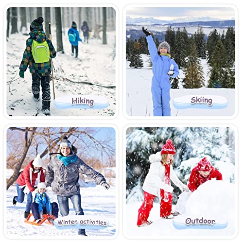 Pecube Kids Ski Socks 2 Pairs Thermal Thick Otc Snow Socks For Boys Girls Toddler Skiing Snowboard Skating Winter Sports #TOP5