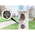 Warning-24-Hour-Security-Camera-System-in-Operation-Professional-Classic-Design-Heavy-Duty-Dibond-Aluminum-Home-Property-Surveillance-SignsVideo-Surveillance-Wall-Sign-Reflective