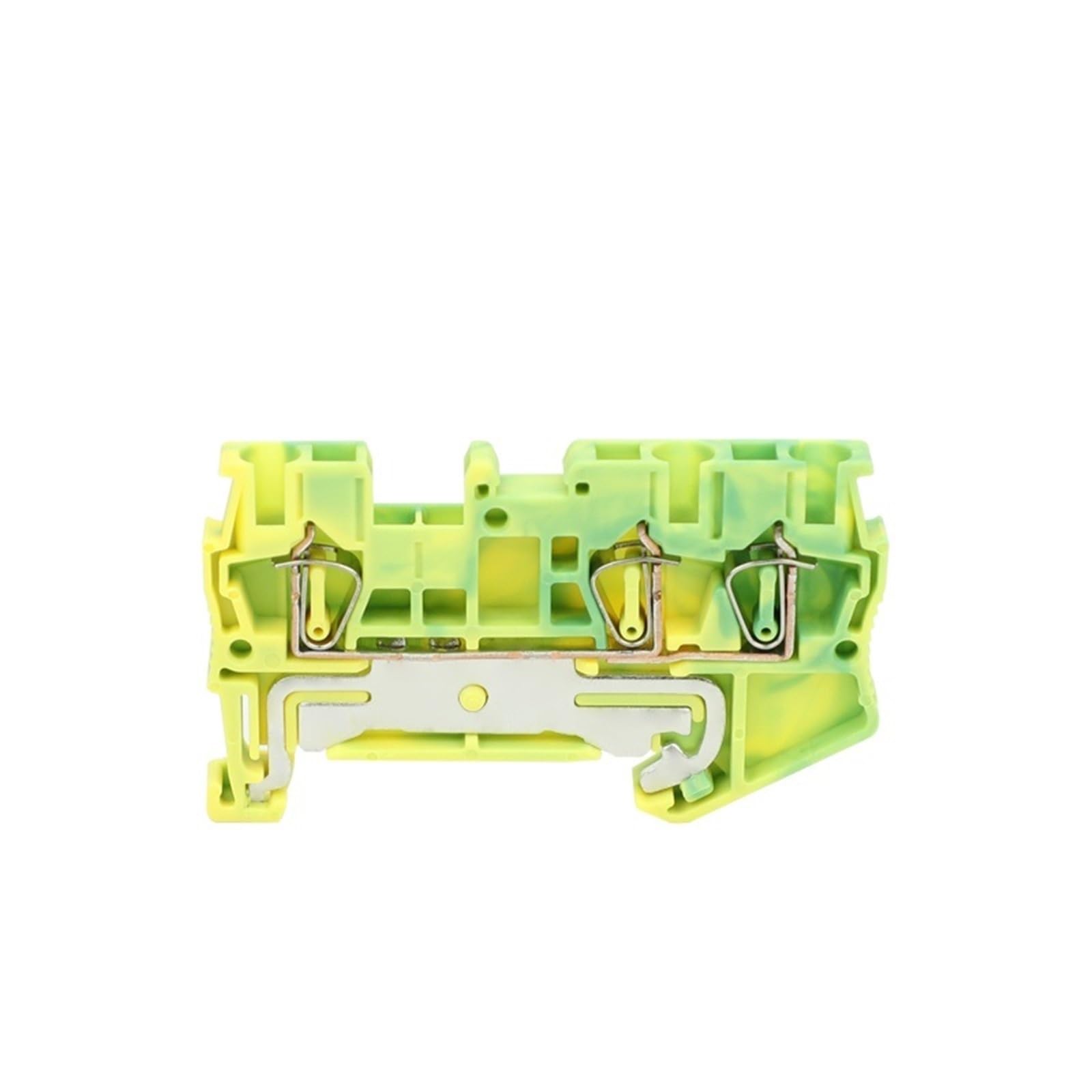 Connettore per cavo di terra DIN ST2.5-TW-PE, 10 pezzi, per molla elettrica, 3 connessioni, 2,5 Mm²