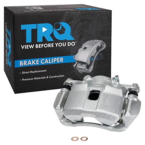 Image of TRQ Front Left Right Brake Caliper w /Bracket Driver Passenger Side