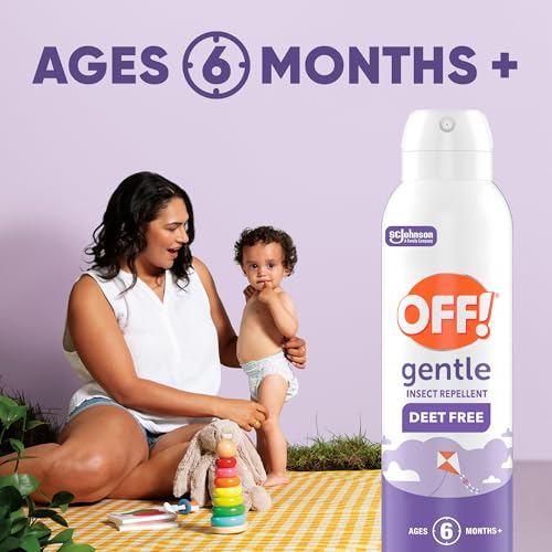 OFF! Gentle DEET Free Mosquito Repellent Spray, Bug Spray, Insect Repellent for Camping Hiking Running, Long Lasting Outdoor Bug Protection Non-Staining, Non- Oily, Travel Size, 14 image 8