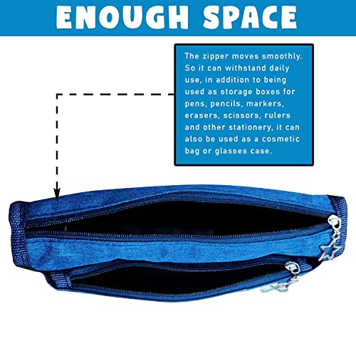 Image of Party Propz Space Pencil Pouch for Boys - Pencil Pouches for Stationary | Aesthetic Pencil Case for College Students | Stylish School Pouch for Boys | Cute Pen Pouch for Boys Space Theme (Assorted)