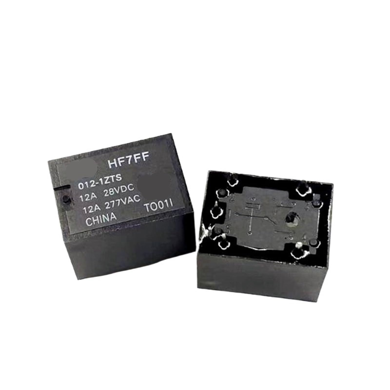 Relé HF7FF 012-1ZTS 12V 12A 5 pines interruptor para circuito 2