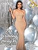 Kaei&Shi Rhinestone Mesh Dress,Glitter Sparkly Emb... #4