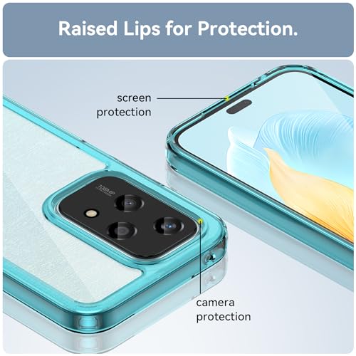 Case for Honor 200 Lite 5G, Shockproof Phone Bumper Cover, Solid Color Matte TPU Frame - Image 3