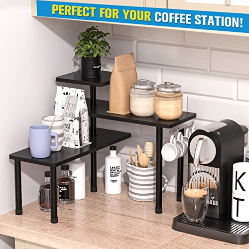 Jayrex Countertop Corner Shelf, 3 Tier Moveable Organizer For Bathroom Counter thumb #4