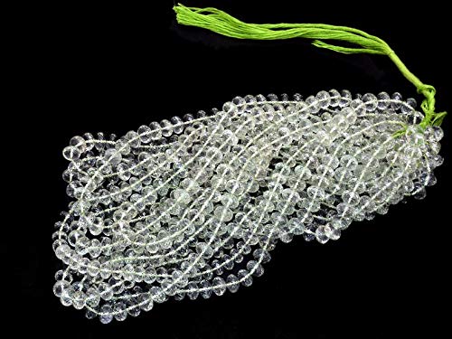 Brazylijski zielony ametyst fasetowane koraliki rondelle 8 mm-9 mm, sznurek 40 cm, naturalny ametyst AAA, półszlachetny kamień szlachetny, fasetowane koraliki rondelle, Kamień, Ametyst