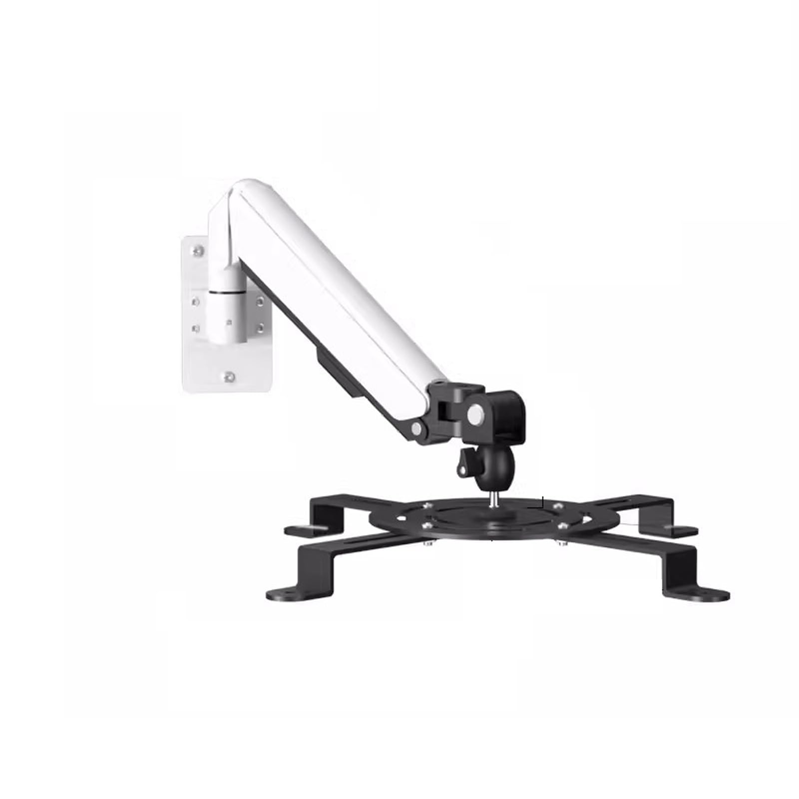 YNBSHGAA Projector Stand Projector Bracket Folding Hanging Bracket Wall Mounted Hanging Bracket Universal Telescopic Rotating Projector Bracket Projector Bracket Mount,White-Single section