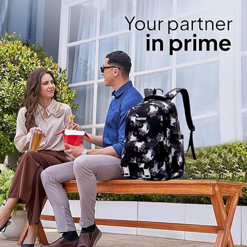 Image of Tinytot 30 Litre Japanese Korean Style School Bag Water-Resistant Laptop & Travel Backpack - Unisex Large 18 Inches Multipurpose Student Backpack for Boys & Girls, Men & Women