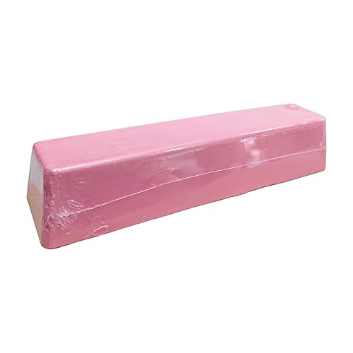 1.1 Pound Pink Polishing Buffing Compound Bar for Chrome