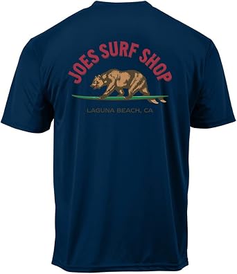 JOES SURF SHOP Moisture Wicking Graphic Workout Shirt in Regular, Big & Tall