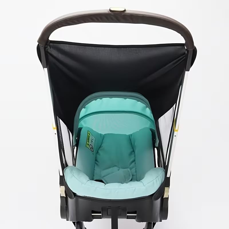 Baby Stroller Sun Protection Screen, Breathable Mesh Sunshade Extension Compatible with Doona Car Seat & Stroller, Canopy Extender for Infant Travel