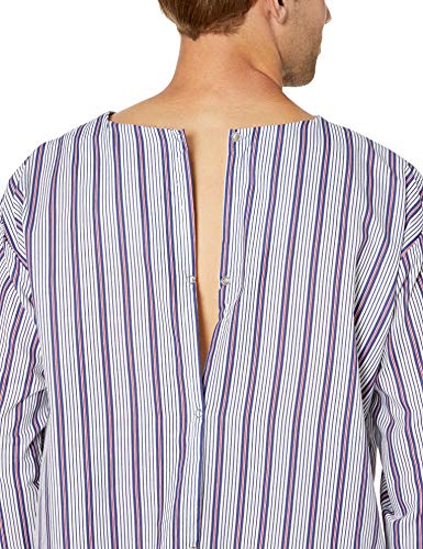 Benefit Wear Mens Adaptive Backsnap Long Sleeve Hospital Style Nightshirt3