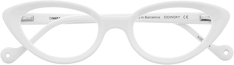 DIDINSKY DIVASA Reading or Presbyopia Graduated Anti Blue Light Glasses for Men and Women Acetate Frame and Anti-Reflective Crystals 4 Colors and 6 Graduations