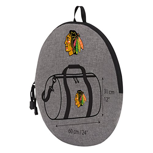NHL Chicago Blackhawks "Wingman" Duffel, 24" x 12" x 12"4