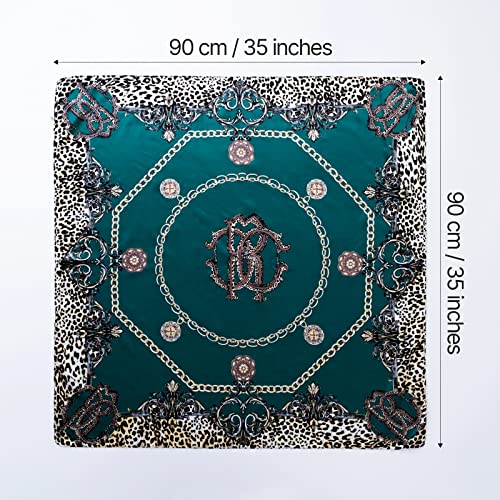 Fashion Head Scarf for Women Like Silk Satin Scarf for Hair Wrapping at Night Kerchief Square Scarf for 35 Inch 5